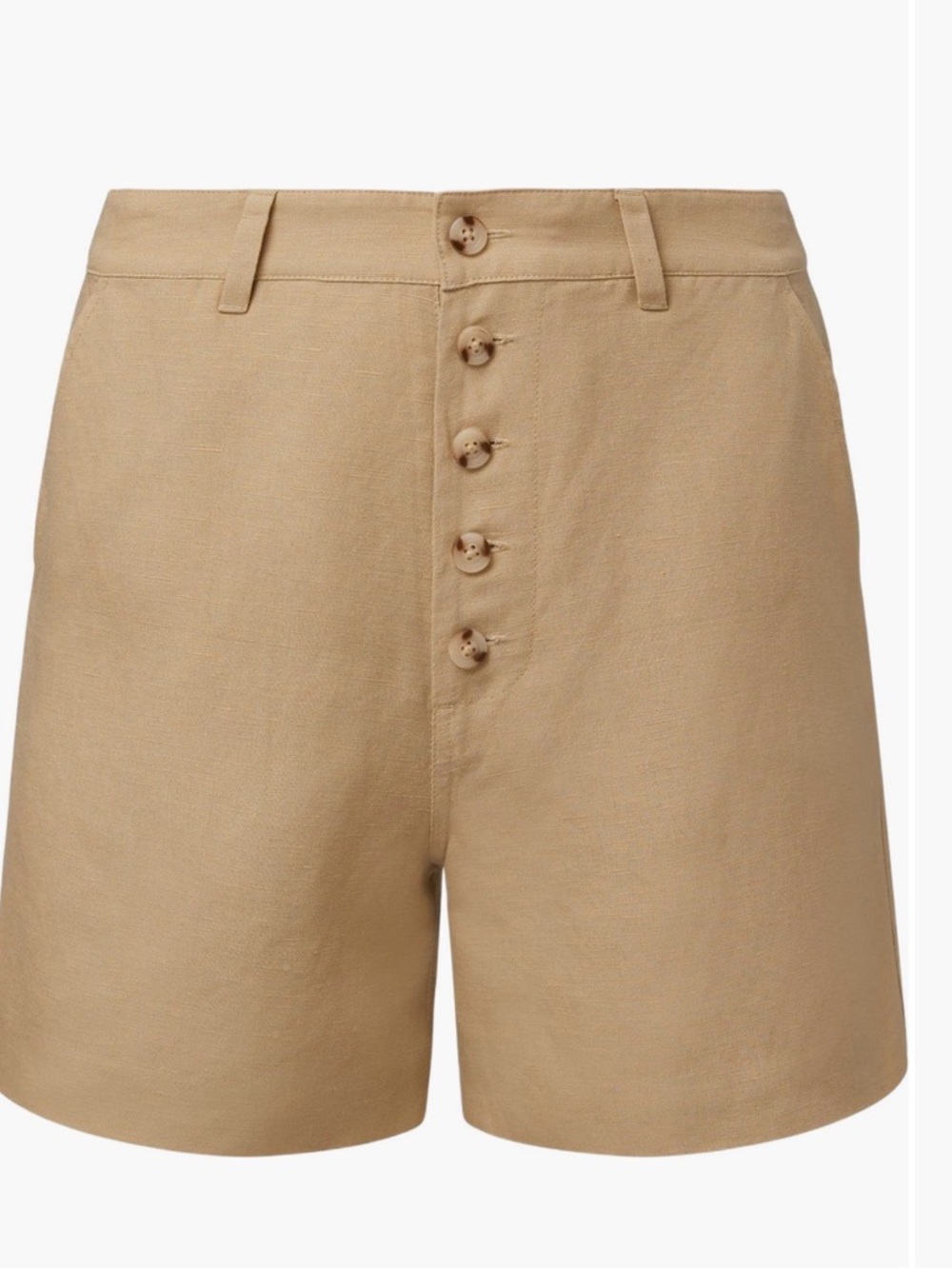Onia Air Linen boyfriend shorts